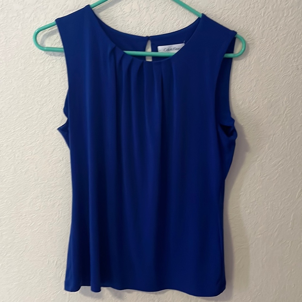 Royal blue top